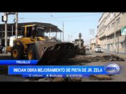 Trujillo: Inician obra de mejoramiento de pista de Jr. Zela