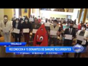 Trujillo: Reconocen a 15 donantes de sangre recurrentes