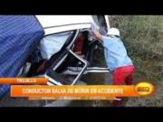 Trujillo: Conductor se salva de morir en accidente