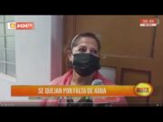 Vecinos se quejan por falta de agua