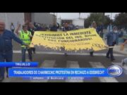 Trujillo: Trabajadores de Chavimochic protestan en rechazo a Odebrecht