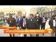 La calle está dura para Pedro Castillo