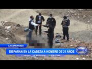 La Esperanza: disparan en la cabeza a hombre de 21 años
