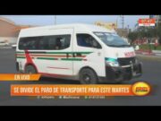 Se divide el paro de transporte público para este martes 28 de junio
