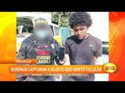 Trujillo: Serenos capturan a sujeto que hurtó celular