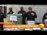 La Libertad: 150 bandas criminales desarticuladas mensualmente