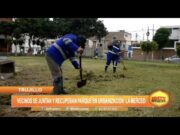 Trujillo: Vecinos se juntan y recuperan parque en urbanización La Merced