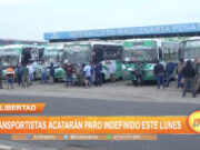 La Libertad: Transportistas acatarán paro indefinido este lunes