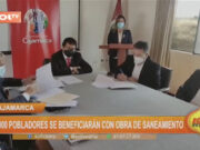 Cajamarca: 20 000 pobladores se beneficiarán con obra de saneamiento