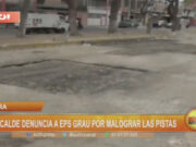 Piura: alcalde denuncia a EPS Grau por malograr las pistas