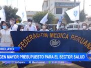 Lambayeque: exigen mayor presupuesto para el sector salud