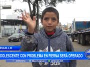 Trujillo: adolescente con problema en pierna será operado