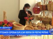 La Libertad: Artesanos esperan duplicar ventas en fiestas patrias