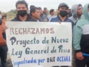 Piura: pescadores de Paita participan en protesta por La Nueva Ley General de Pesca