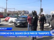 Trujillo: Incidencias en el segundo día de paro de transporte