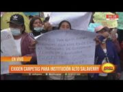 Padres de familia de la I.E. Salaverry exigen mejores condiciones