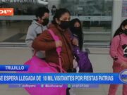 Trujillo: Se espera llegada de 10 mil visitantes por fiestas patrias