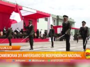 Trujillo: Conmemoran 201 aniversario de independencia nacional