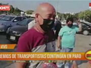 La Libertad: Gremios de transportistas manifiestan su descontento ante el alza del combustible