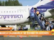 «Marca Cajamarca» se exhibe en avión