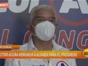Héctor Acuña renuncia a Alianza para el progreso