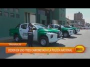 Trujillo: ceden en uso tres camionetas a la Policía Nacional