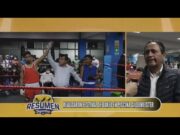 Realizan festival de boxeo en piscina Gildemeister