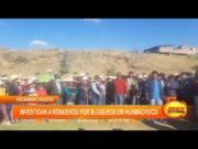 Investigan a ronderos por bloqueos en Huamachuco