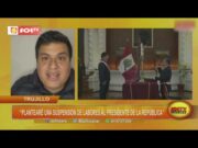 Diego Bazan: “plantearé una suspensión de labores al presidente de la república”
