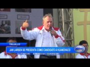 Jan Larsen se presenta como candidato al distrito de Huanchaco
