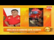 Trujillo: ambulancias de bomberos sufre accidente