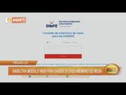 Trujillo: habilitan módulo web para saber si eres miembro de mesa