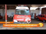 Laredo: bomberos organizan parrillada para reparar ambulancia