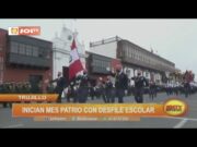 Trujillo: Inician mes patrio con desfile escolar