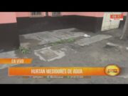Trujillo: Roban medidores de agua en el distrito El Milagro