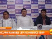 Áncash: declaran inadmisible lista de consejeros de APP