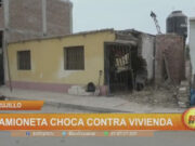 Trujillo: camioneta choca contra vivienda