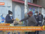 Mujer goza de gran éxito al vender 6 panes por S/1