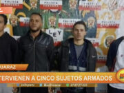 Huaraz: intervienen a cinco sujetos armados