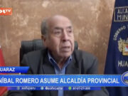 Huaraz: Aníbal Romero asume alcaldía provincial