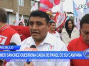 Trujillo: Wilmer Sánchez cuestiona caída de su panel publicitario