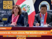 Presidenta del Poder Judicial pide mesura a Pedro Castillo