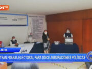 Piura: Sortean franja electoral para doce agrupaciones políticas