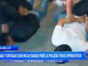 Trujillo: armas y drogas son incautadas por la policía tras operativos