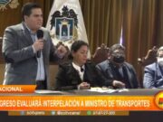 Perú: congreso evaluará interpelación a ministro de transportes