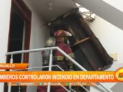 Trujillo: bomberos controlaron incendio en departamento