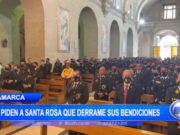 Cajamarca: Policía Nacional pide a Santa Rosa que derrame sus bendiciones