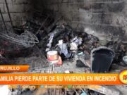 Trujillo: familia pierde parte de su vivienda en incendio