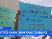 Piura: 27 institutos podrían cerrar por falta de presupuesto y equipamientos