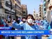 Lambayeque: Médicos cas covid reclaman contrato
